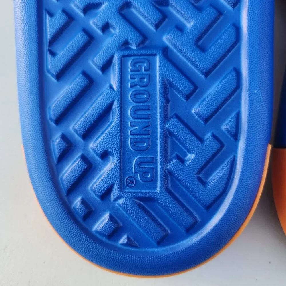 NEW DragonBall Z Dragon Ball Z Men’s Size 7 Slippers Sandals Slides Blue Orange